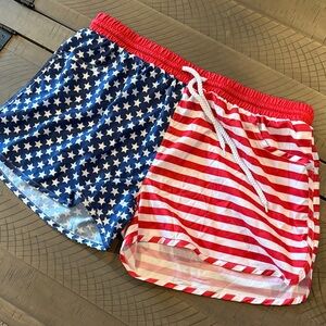 Patriotic Star and Stripe Shorts